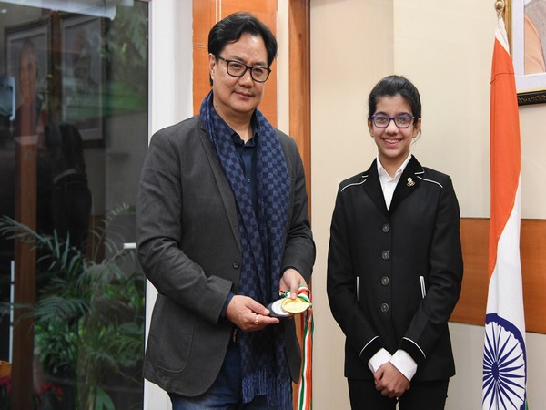 Rijiju meets 13-year-old equestrian Amairah, wishes her more success