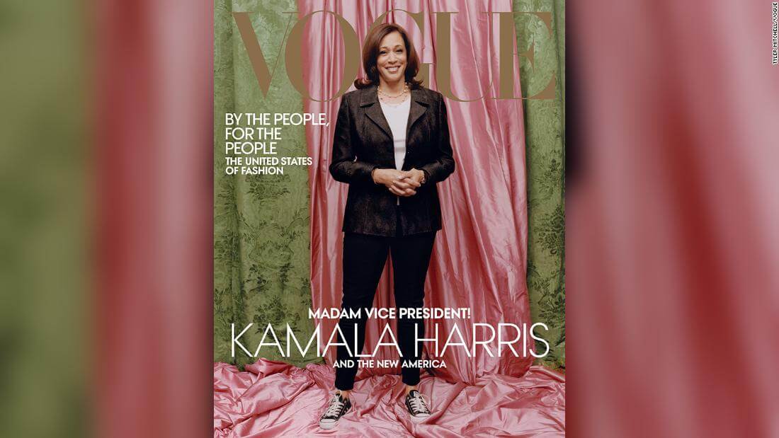 Kamala Harris Vogue cover sparks online stir