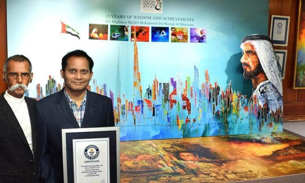 UAE-based Indian breaks record for largest greetings card