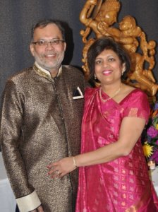 Dr Umang Patel with his wife Smt Paragi Patel