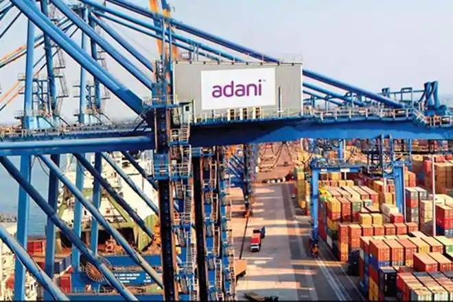 Equities trade gap down, Adani Ports tumbles