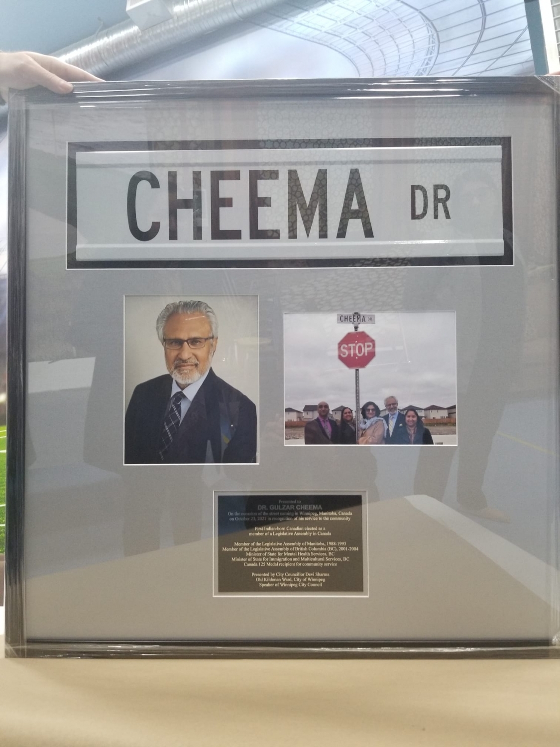 Canadian street named Cheema Drive after Indian-born doctor