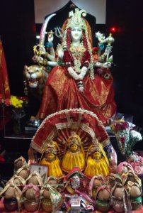 Hindu Ma Durga in her Shringar