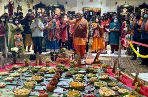 Annakut at Grayslake Hindu Temple