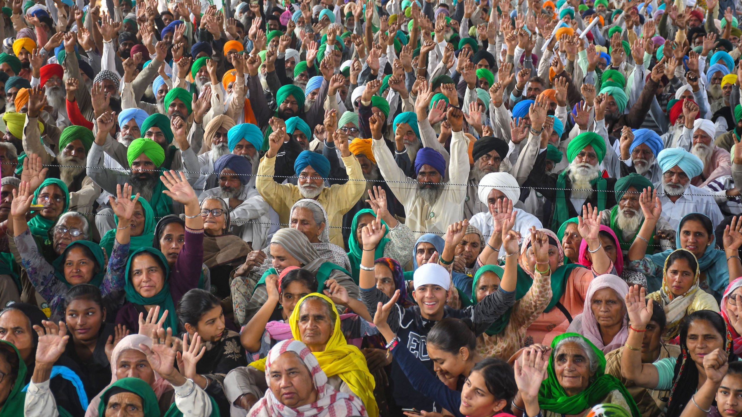 Gazipur border Farmers mark one year of protest