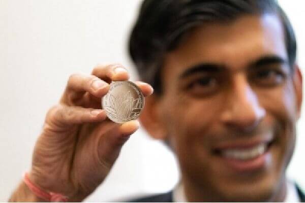 UK unveils coin on Mahatma to mark Deepawali