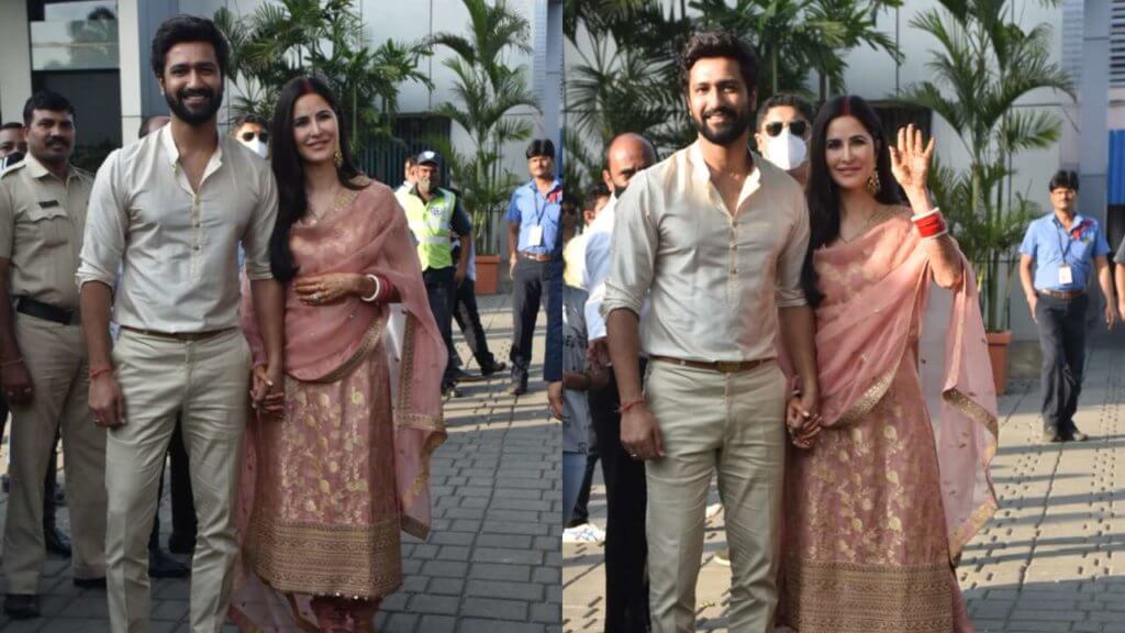 Katrina Kaif, Vicky Kaushal Make First Public Appearance As Married ...