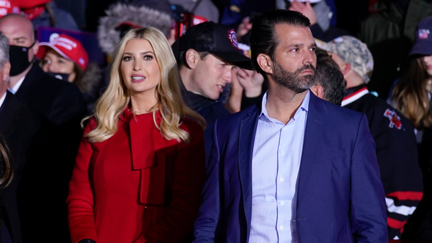 Ivanka Trump and Donald Trump Jr