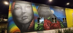 Wall murals at Coachella