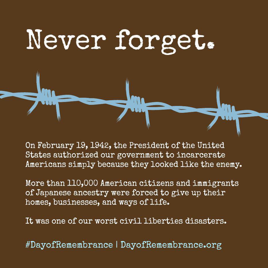 Day of Remembrance for Japanese Internment