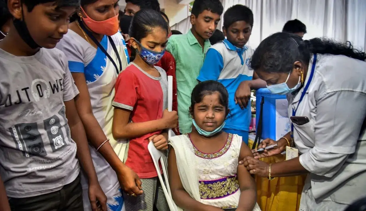 On first day, over 2 lakh kids administered vaccine doses
