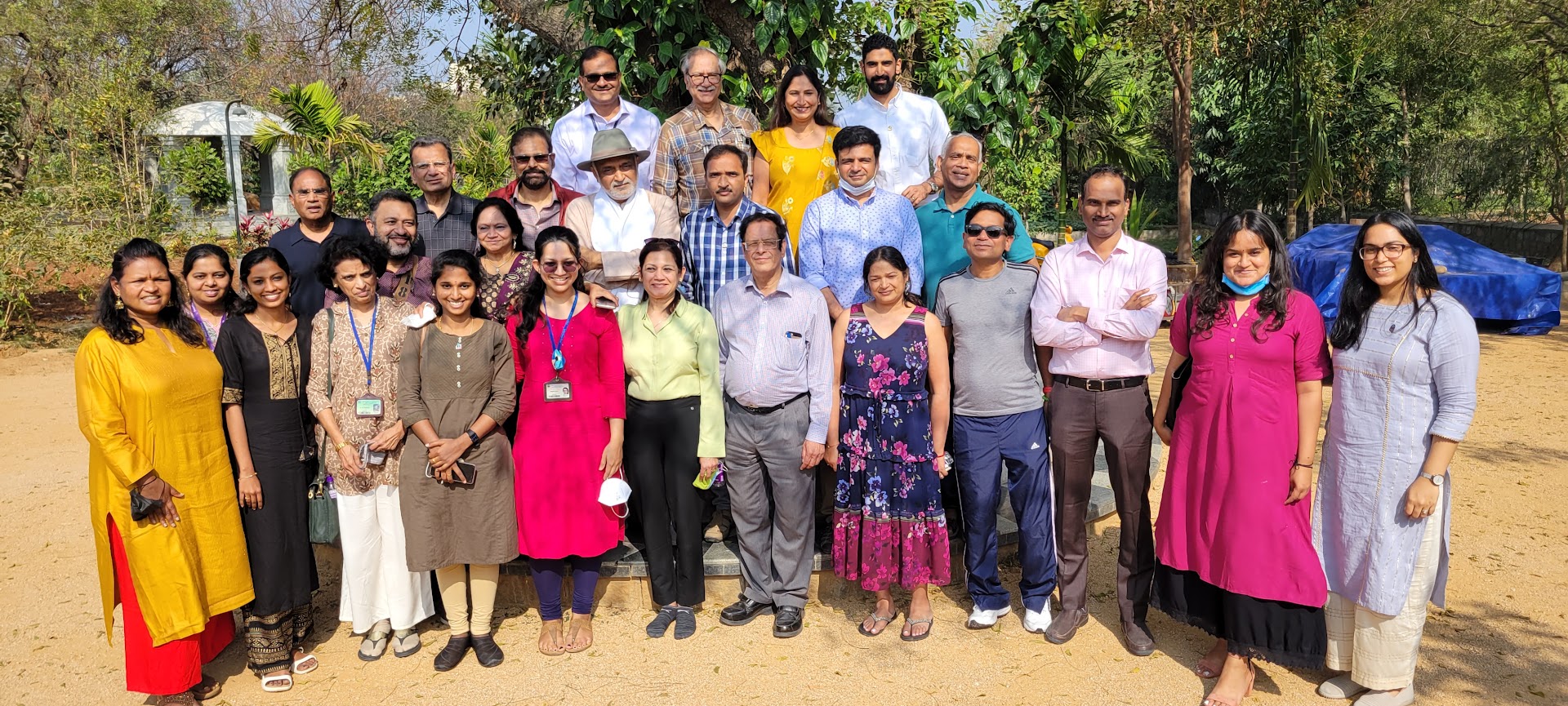 AAPI Members At Kanha Shantivanam with DAAJI