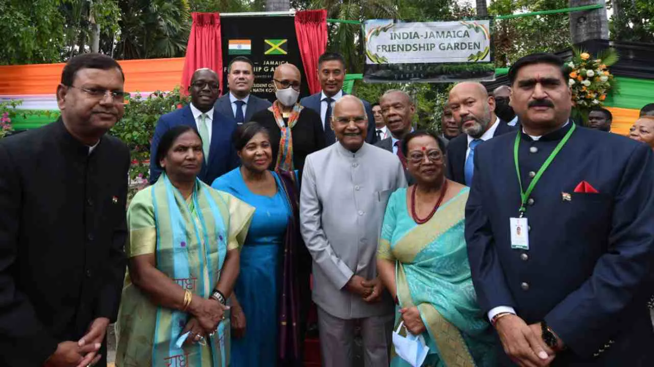 President Kovind inaugurates 'India-Jamaica Friendship Garden' in Kingston