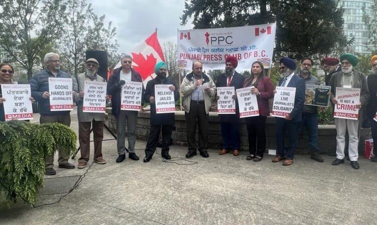 Punjab-origin journalists in Canada pledge to fight repression.