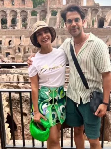 Rajkummar Rao holidays with wife Patralekhaa in Rome