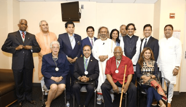Sri Sri Ravi Shanker With community activists