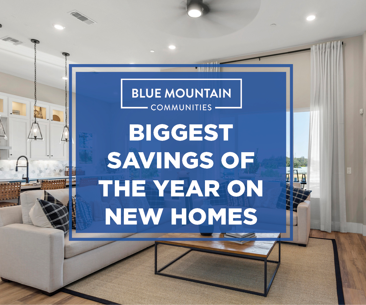 Professional Photography of New Luxury Homes by Blue Mountain Communities