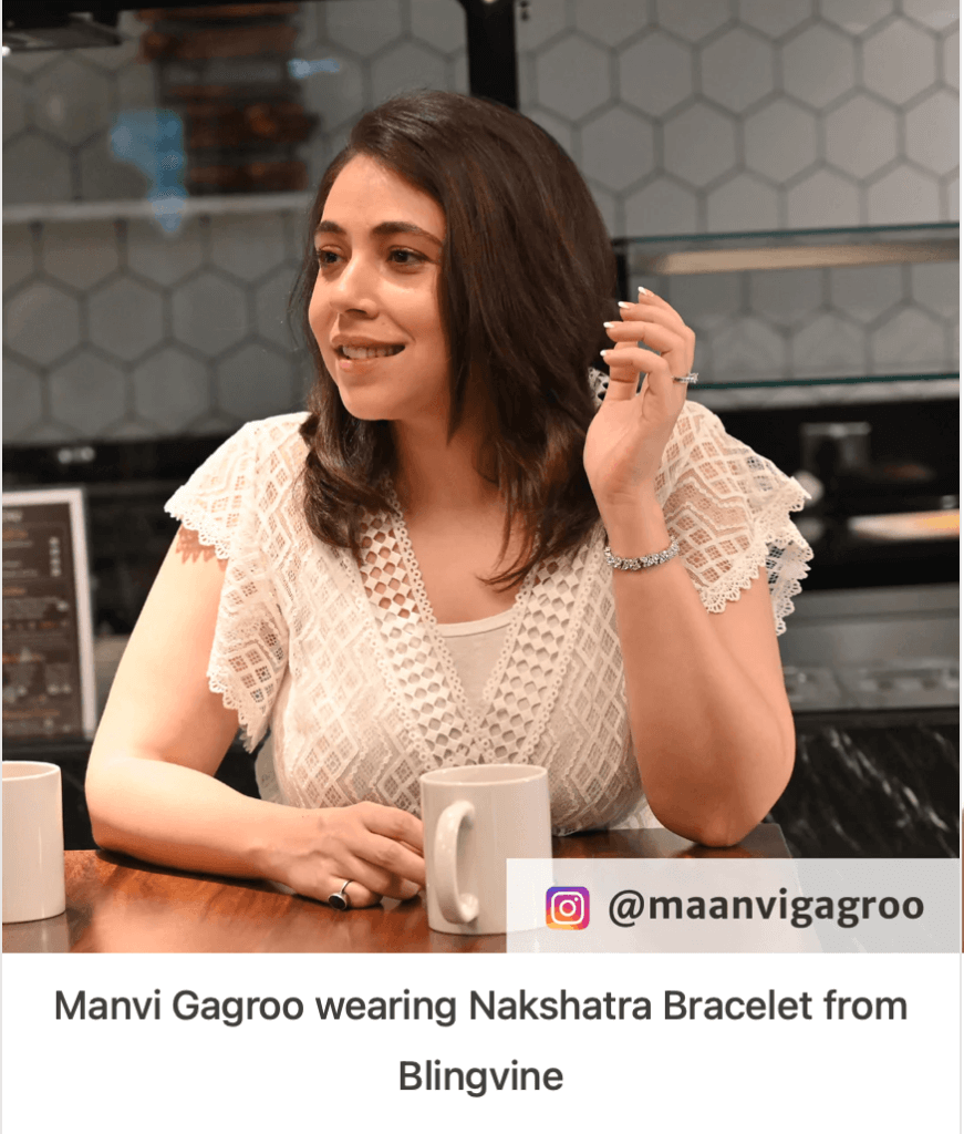 Manvi Gagroo Nakshatra Bracelet Blingvine