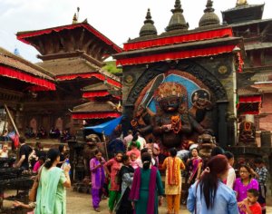 Nepali festival where living deities go on tour of city