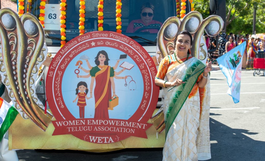 Women Empowerment Telugu Association (WETA) float wins the best