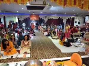 Devotees in Ma Durga Puja