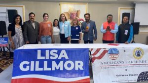 Mayor of Santa Clara Lisa Gillmor receives Americans For Hindus Endorsement (3)