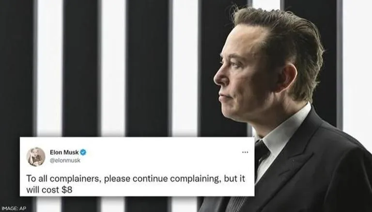 Elon Musk on 'blue tick' criticism