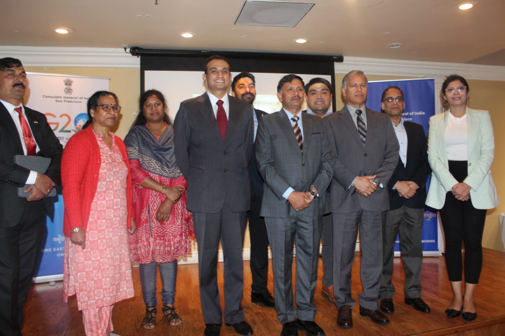 Dr Nagendra Prasad, CGISF and Consulate Staff