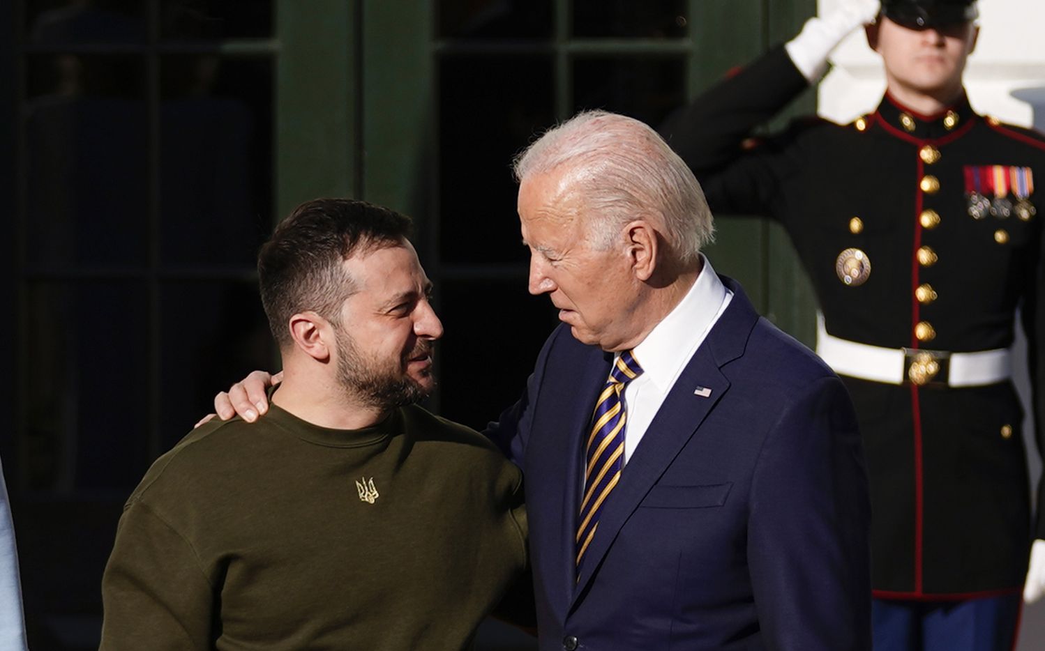 US President Biden welcomes Ukrainian President Zelenskyy