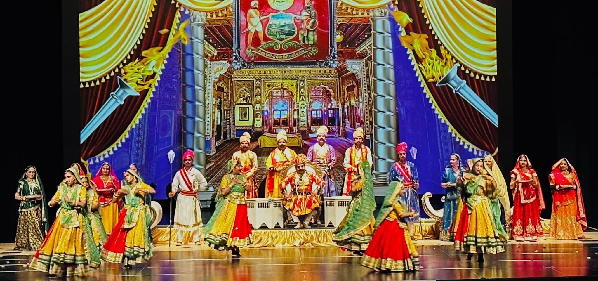 Scene from Maharana Pratap's play