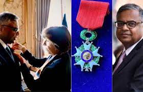 Tata Sons Chairman Chandrasekaran bestowed with France's highest civilian award