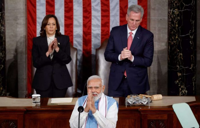 Modi Addressing US Congress