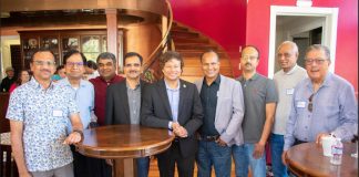 Shri Thanedar with members of FOG and A4H supporters