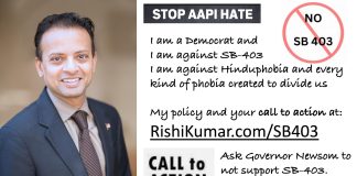 Stop SB-403, Stop Hinduphobia!