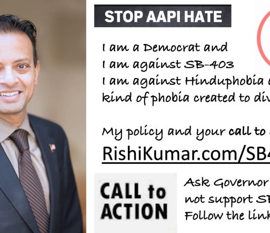 Stop SB-403, Stop Hinduphobia! Stop SB-403, Stop Hinduphobia!