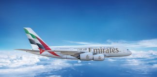 Emirates A380 aircraft Premium Economy