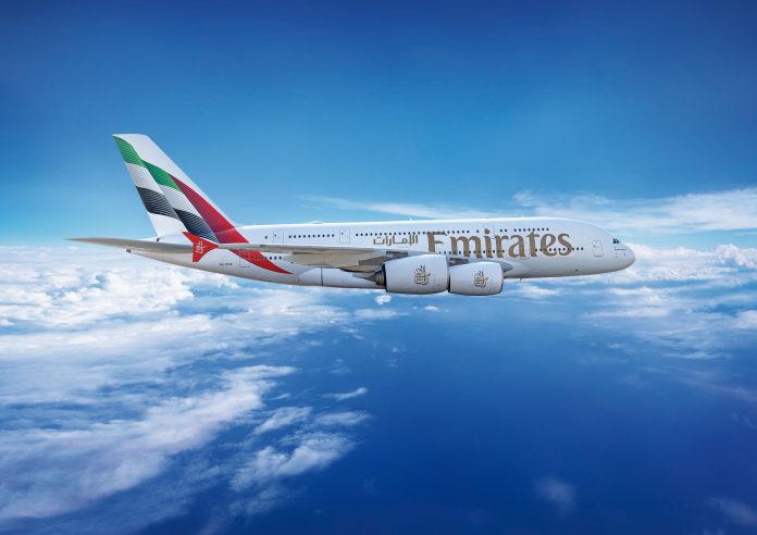 Emirates A380 aircraft Premium Economy