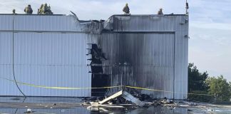 3 dead after plane crashes into California airport hangar during take off