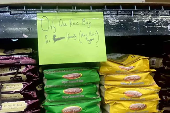 'Only 1 rice bag per family' Write US stores after India bans export