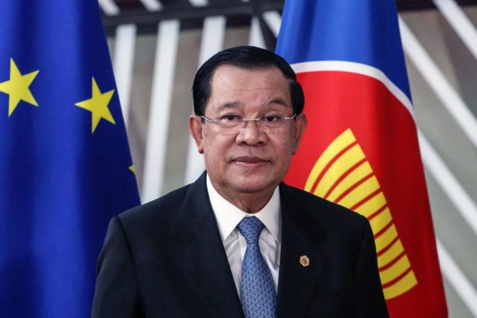 Prime Minister Hun Sen of Cambodia resigns, to be succeeded by his son