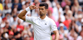 Wimbledon Novak Djokovic defeats Jordan Thompson