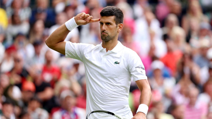Wimbledon Novak Djokovic defeats Jordan Thompson