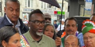 Ind Day Chicago Mayhor Johnson & Parade
