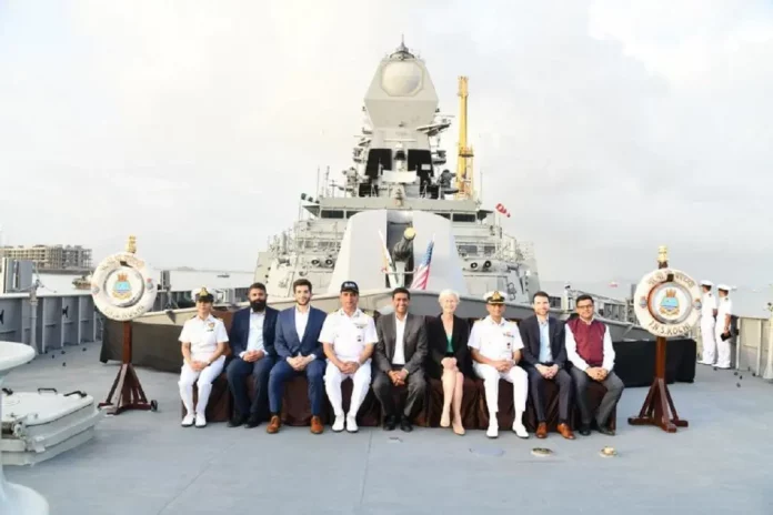 US congressional delegation visits Western Naval Command headquarters in Mumbai