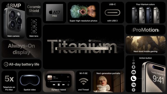 Apple announces iPhone 15 Pro with Titanium design, starting at USD 999