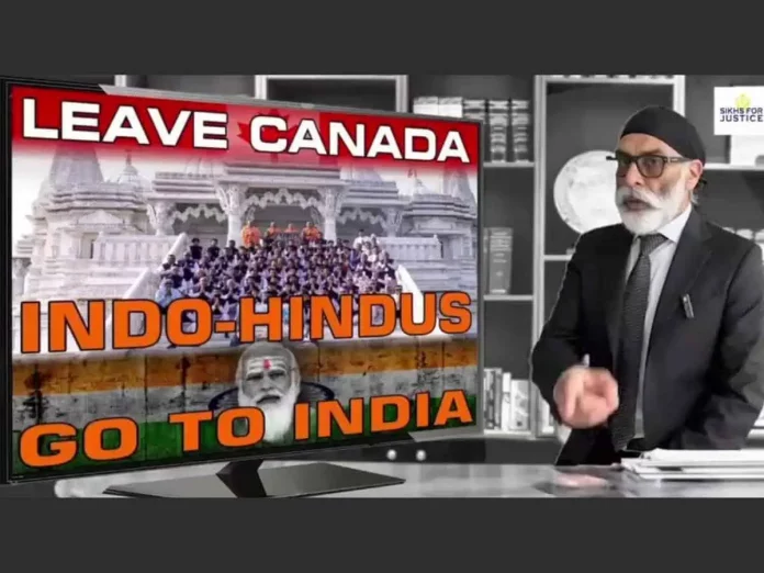 Khalistani leader Pannun threatens Indo-Canadian Hindus, asks them to leave