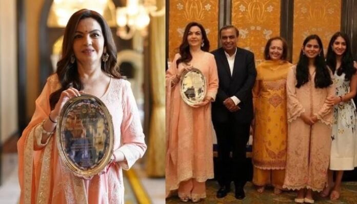 Nita Ambani receives prestigious Citizen of Mumbai Awards