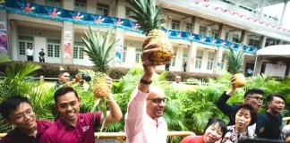 Sales of pineapples soar in Singapore
