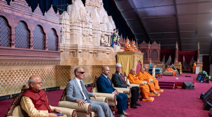 Prominent Mayors gather at Akshardham to commemorate community unity ahead of grand opening New Jersey Mayors gathered to commemorate community unity at BAPS Swaminarayan Akshardham, Robbinsville, NJ