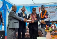 Diplomat hands over school built with Indian assistance in Kathmandu